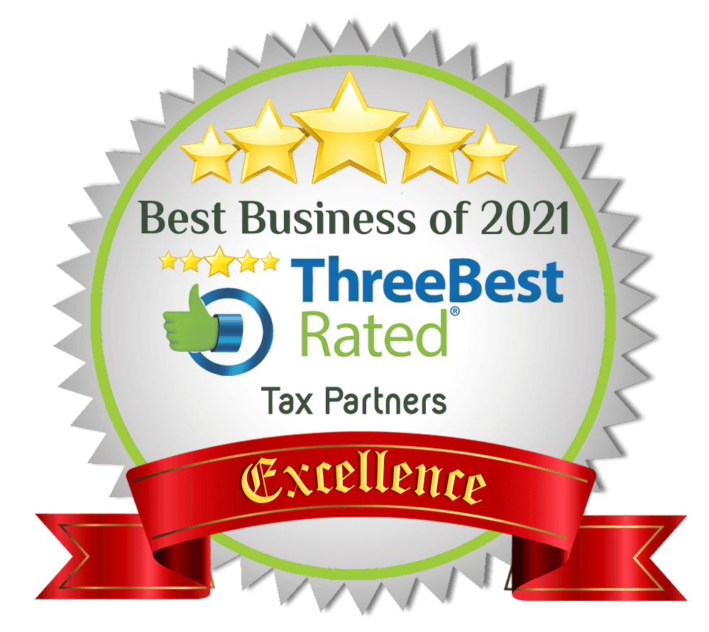 Newmarket's Tax Partners wins the 2021 ThreeBestRated® award for one of the Top Rated Tax services
