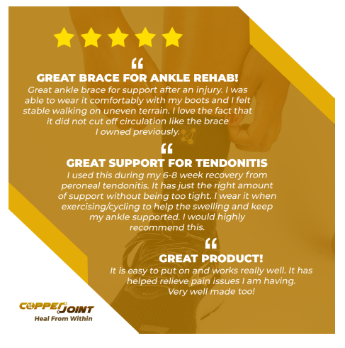 Physical Therapists Recommend CopperJoint Compression Foot Brace to Patients Suffering From Chronic or Acute Ankle Injuries