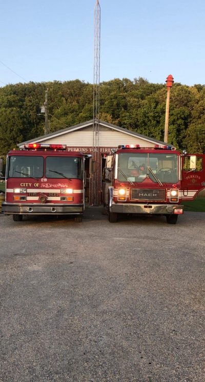 Alan Bohms of Volunteer Firefighter Alliance Donates Fire Truck to County Line Volunteer Fire Department Following Destructive Tornado