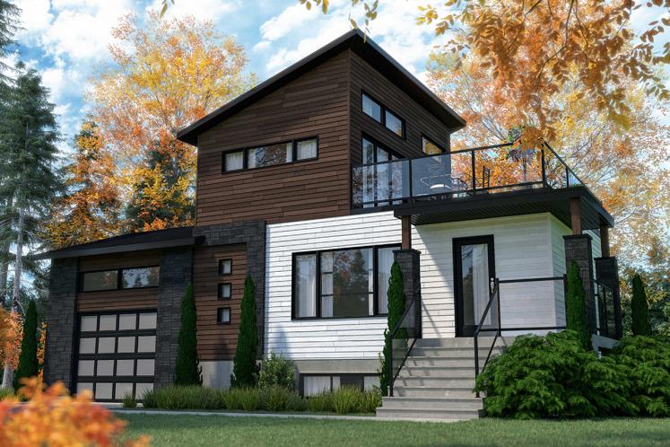 The House Plan Company - Design Trend: Modern Cottage Plans with Garages