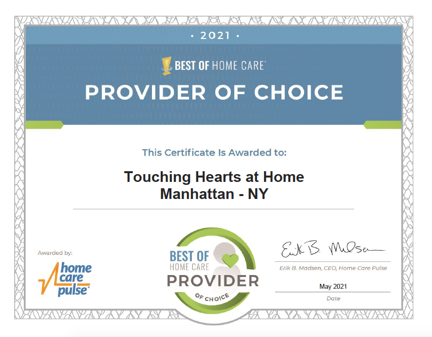 New York City seniors stay on the move with Touching Hearts at Home NYC’s senior companion care