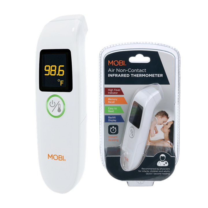 Affordable, Intrusion-Free Fever Checks: Find The MOBI Air Non-Contact Digital Forehead Thermometer Only At Walmart