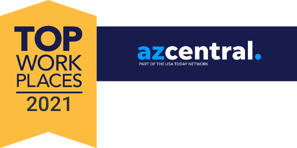 AZCentral Names STChealth A Winner of the Arizona Top Workplaces 2021 Award