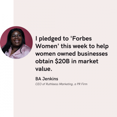 Ruthleess Marketing Commits to Help Minority Women Owned Businesses Obtain $20B in Market Value