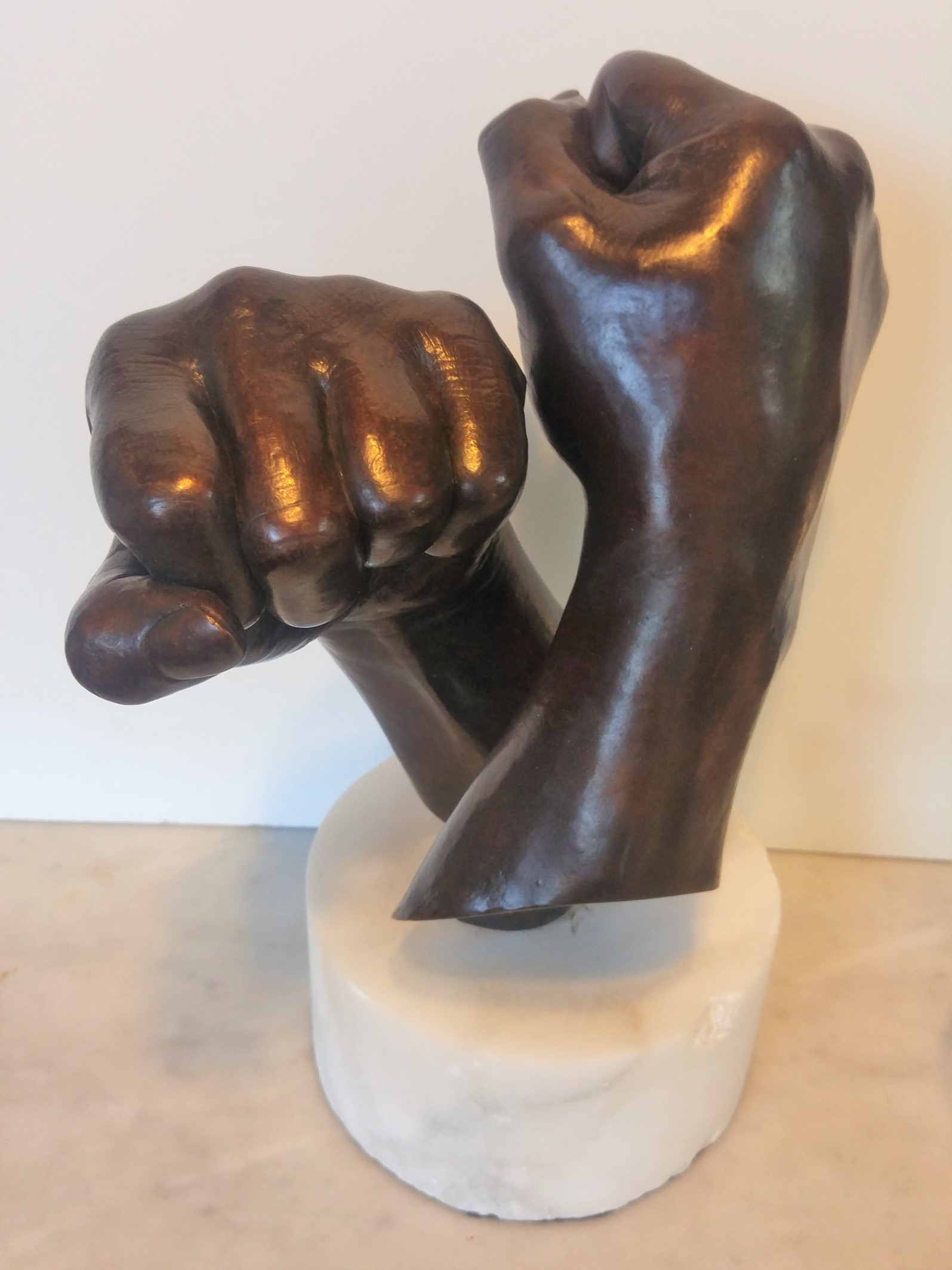 Muhammad Ali’s Iconic Hands Cast in Bronze, Unveiled as Work of Art and Sculptural Symbol for Our Time - “Strength and Resistance”