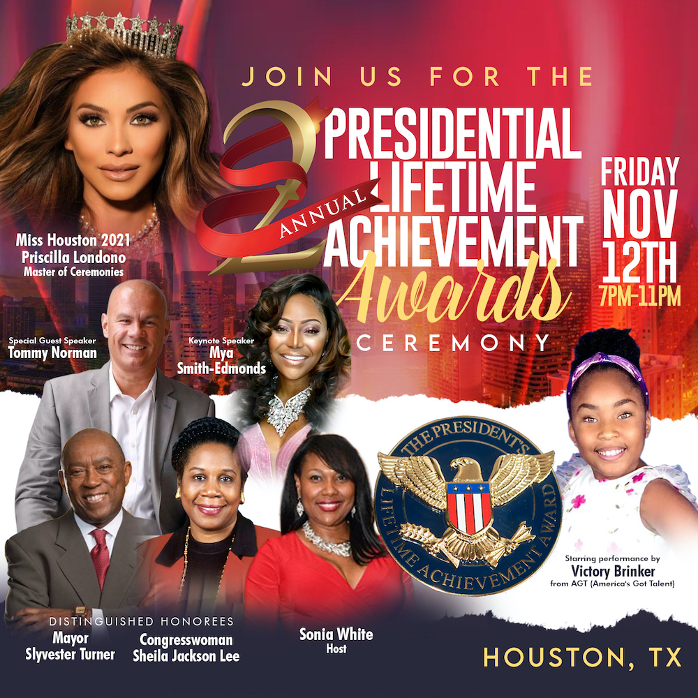 The Presidential Lifetime Achievement Awards Return for the 2nd Year to Honor Exceptional Leaders Throughout the Nation