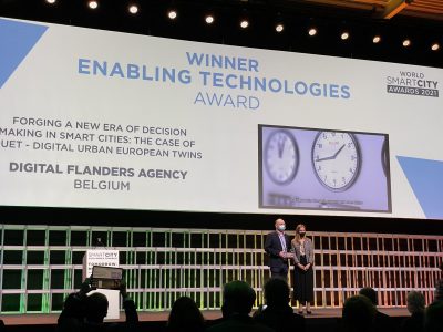 DUET Local Digital Twin Named Best Enabling Technology at World Smart City Awards
