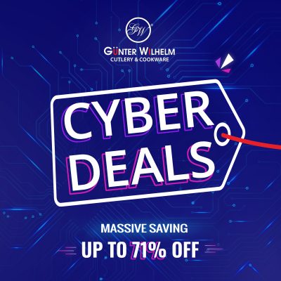 Gunter Wilhelm is taking over Cyber Week with Top Knife Sets & Cookware deals