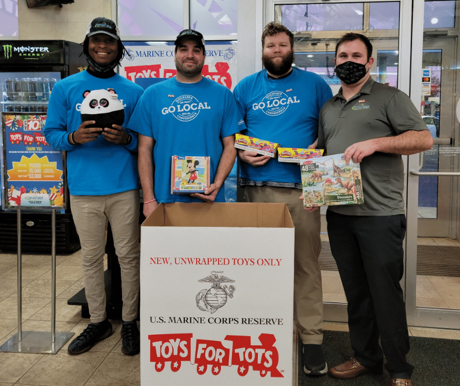 Quicklee’s Convenience Stores Once Again Official Drop Off Spot for Toys For Tots Holiday Toy Drive