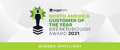 Corvus Janitorial Recognized as 2021 SugarCRM Customer of the Year