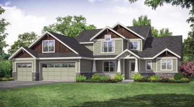 Associated Designs - Classic Craftsman Elegance Graces 2 Story Kinsale