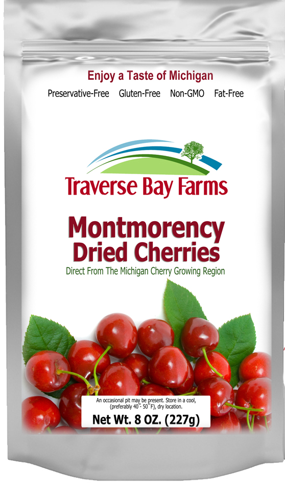 Traverse Bay Farms Updates Dried Cherries Product Packaging