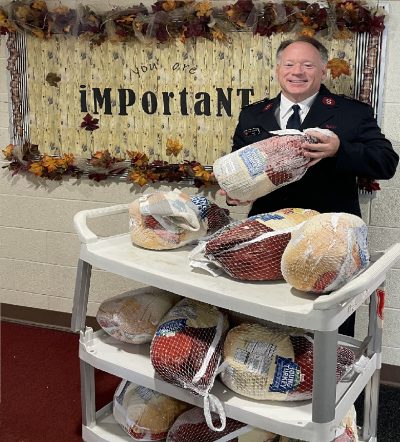 Driving Successful Lives Delivers Turkeys to Salvation Army for Holiday Food Distribution