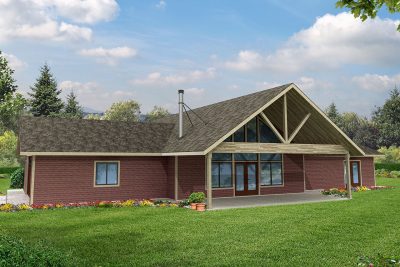 Associated Designs - Casual Ranch House Plan Anacortes is Centered Around Great Room