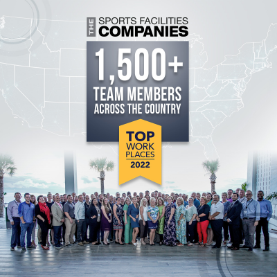 Sports Facilities Companies (SFC) Recognized as Top Workplace USA National Award Winner