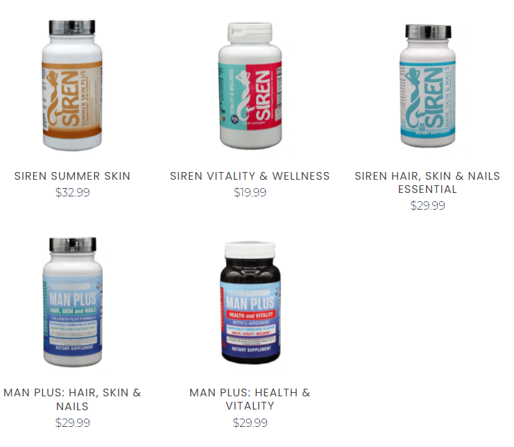 SIREN and MAN PLUS Dietary Supplements Will Debut at ECRM