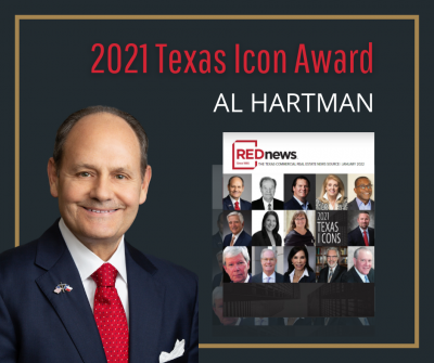 Al Hartman Named a Texas Commercial Real Estate Icon by Industry Peers