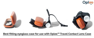 Oplee™ Launches Eyeglass Cases for use with Innovative Travel Contact Lens Case