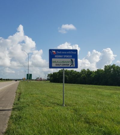 Mulligans Golf Center Strives to Increase Driver Safety and Highway Beautification Through the Texas Sponsor A Highway® Program