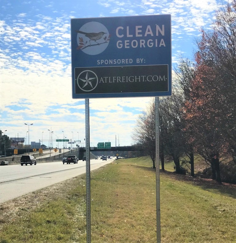 ATL Freight and Georgia Sponsor A Highway® Work Together to Bring Highway Beautification to Clayton County