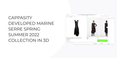 Cappasity developed Marine Serre Spring Summer 2022 collection in 3D