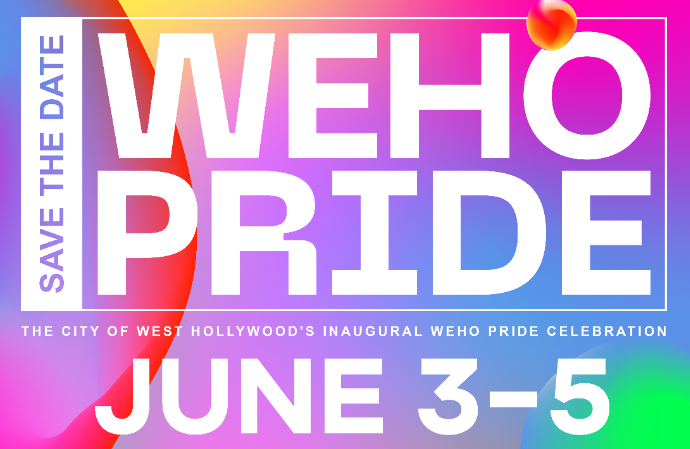 City of West Hollywood LGBTQ Pride Weekend will take place June 3-5, 2022: WeHoPride