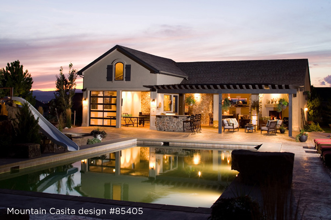 The House Plan Company - Cabanas and Pool Side Additions That Make a Splash