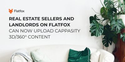 Real estate sellers and landlords on Flatfox can now upload Cappasity 3D/360° content