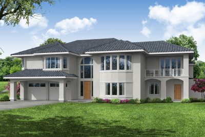 Associated Designs - Sloped Lot Stratton House Plan Offers Reverse Living Floor Plan
