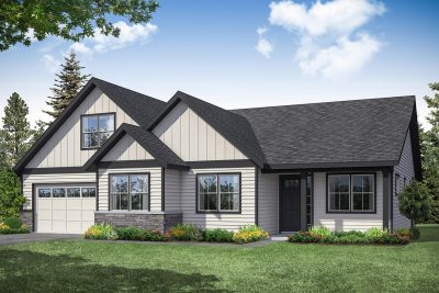Associated Designs - Farmhouse Plan Tacoma Offers a Four Bedroom Floor Plan