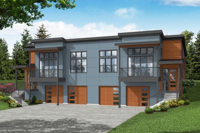 Associated Designs - Modern Palisade is a Luxury Duplex Plan