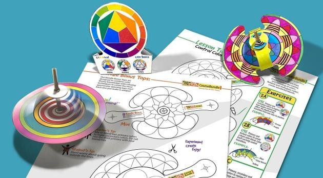 Paper Top Printouts Debuts A New Color Theory Art Course