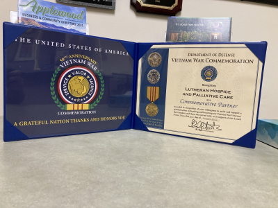 Intermountain Lutheran Hospice and Palliative Care Recognized by Department of Defense