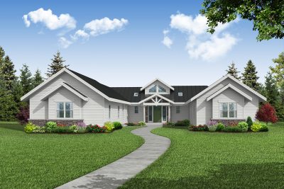 Associated Designs - Single Level Umatilla House Plan Offers Unique Floor Plan