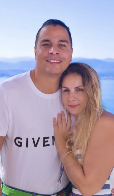 Cesar Arevalo wedding with Theodora Mori in Athens, Greece