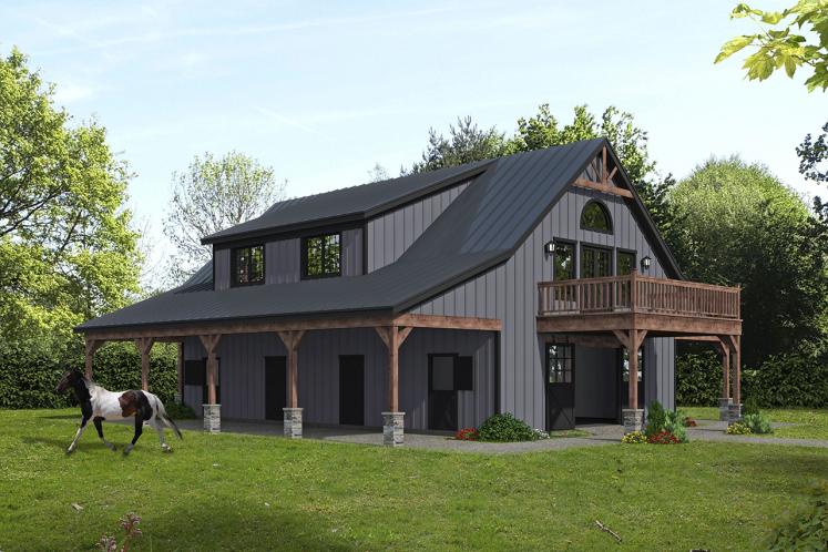 The House Plan Company - The Great Barndominium