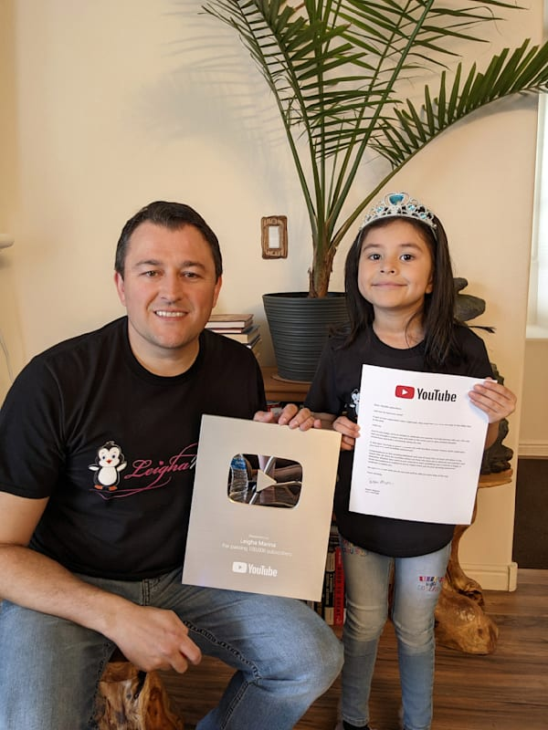 Single Father’s YouTube Channel for Kids, Leigha Marina, Catapults to Viral Success