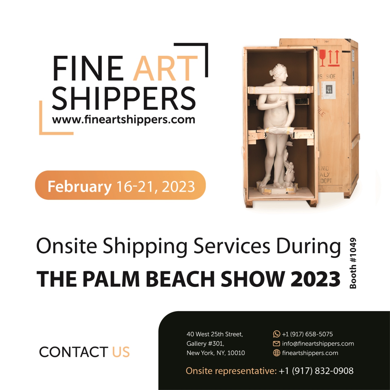 Fine Art Shippers Is an Official Onsite Shipper at The Palm Beach Show 2023