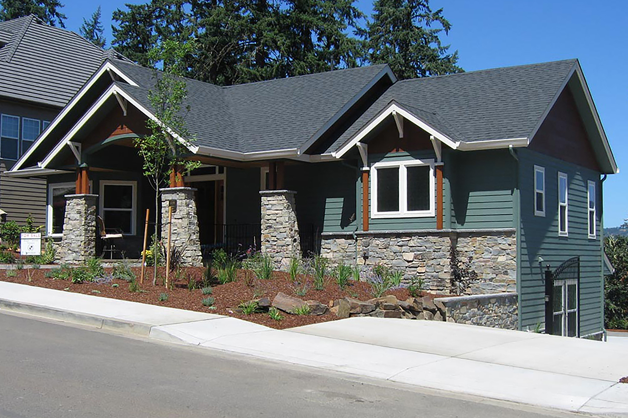 Associated Designs – The Keystone Design is a Stunning Hillside Craftsman Bungalow