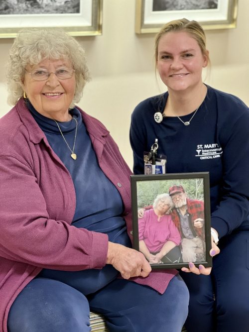 St. Mary’s Nurse Provides Rare Gift for Terminal Patient’s Wife