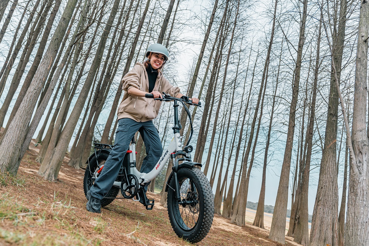 HiPEAK Elias Step-Thru Folding Electric Bike: A Frame Designed for Comfortable Riding