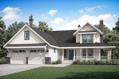 Associated Designs – Charming Farmhouse Corbin 2 is a Comfortable Family Home Plan