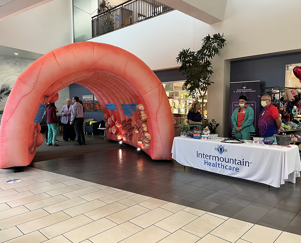 Intermountain Health’s Giant Inflatable Colon Tour Promotes Colon Screenings