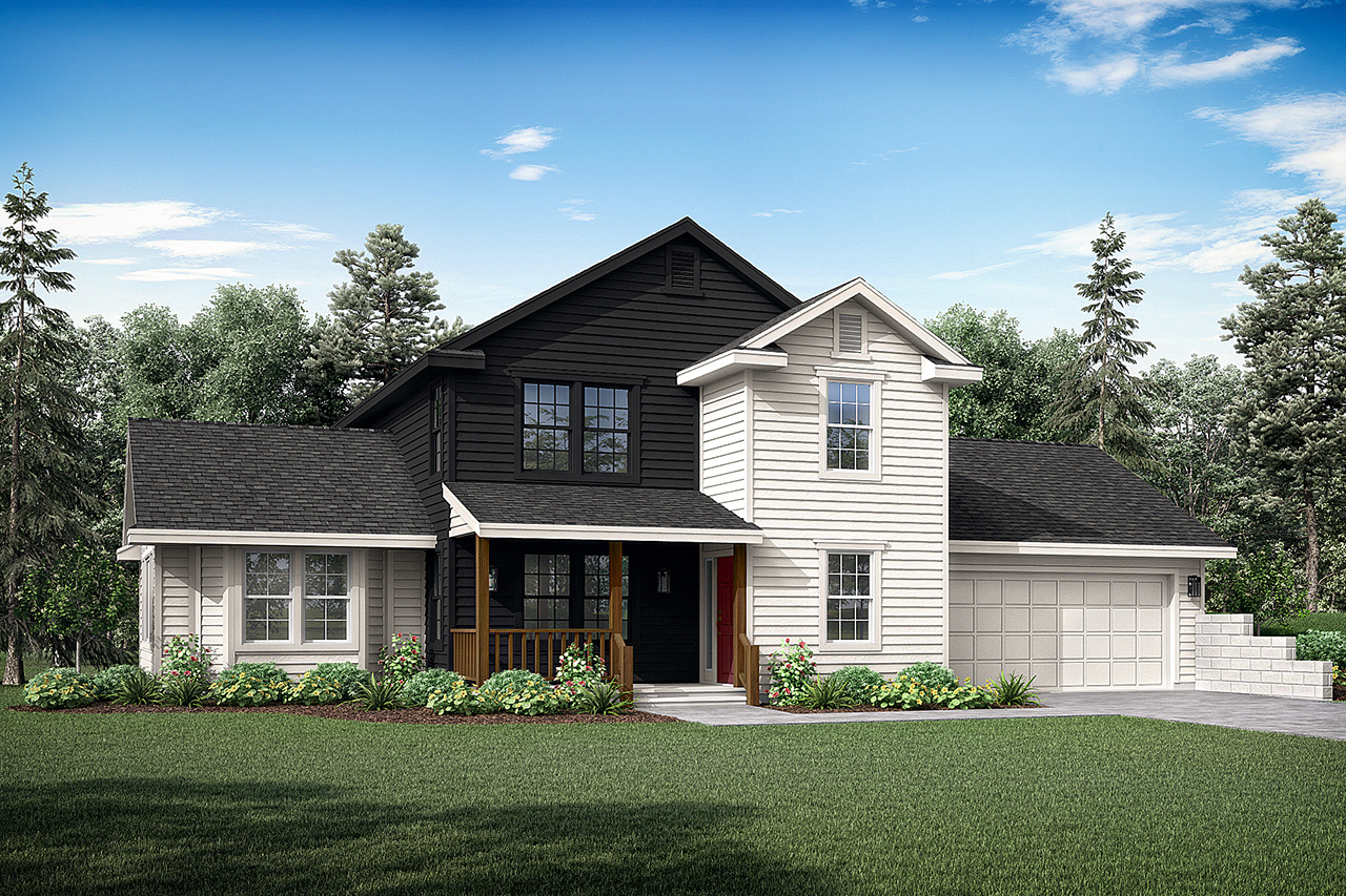 Associated Designs – Nostalgic Farmhouse Plan Newburg is Filled with Rustic Charm