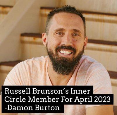 Utah SEO Damon Burton Honored as Russell Brunson’s Inner Circle Member of the Month