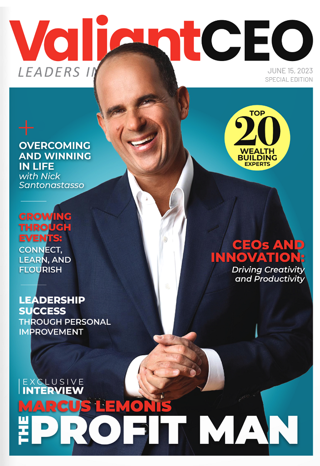 Marcus Lemonis - "The Profit Man" - Graces Valiant CEO Magazine's Latest Feature Cover