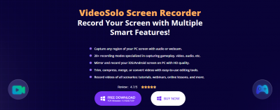 VideoSolo Screen Recorder – Record Your Screen with Ease