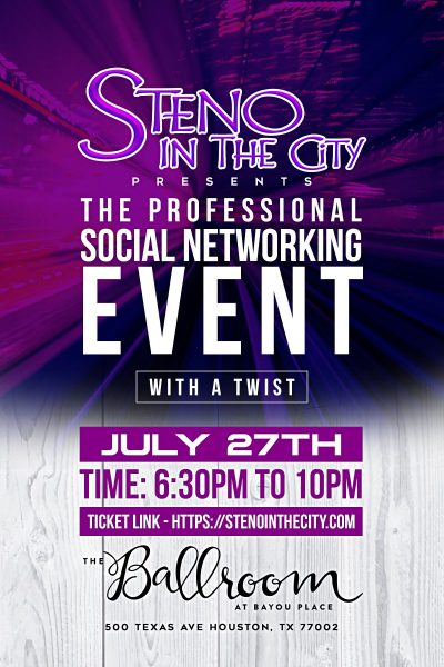 Steno in the City Creates Pathways for Stenographers' Success announces Professional Networking Event