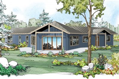Associated Designs - Embracing Open Living in a U-Shaped Ranch House Plan