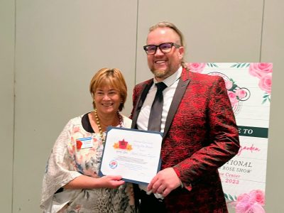 Perfume Punk's President, Mark Mason Taylor Honored With Rising Star Award By American Rose Society